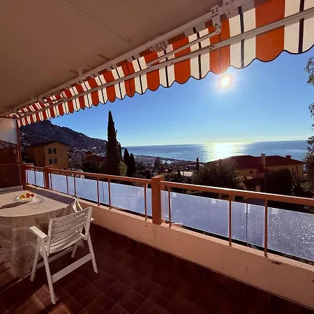 T3 Lumineux Terrasse Vue * Menton